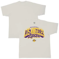 T-shirt urbain surdimensionné pour homme Stadium Essentials crème Los Angeles Lakers Your Way