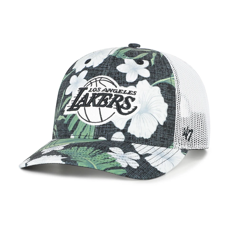 Casquette trucker ajustable Los Angeles Lakers Beach Side noire n° 47 pour homme