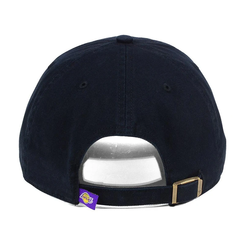 Casquette ajustable pour homme « 47 » Los Angeles Lakers Core Logo Clean Up noire