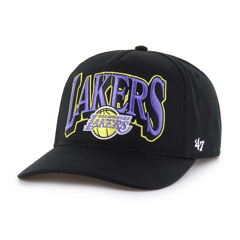 Casquette ajustable noire « 47 » des Los Angeles Lakers pour homme, Every Time Past Champs Hitch