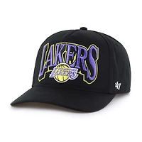 Casquette ajustable noire « 47 » des Los Angeles Lakers pour homme, Every Time Past Champs Hitch