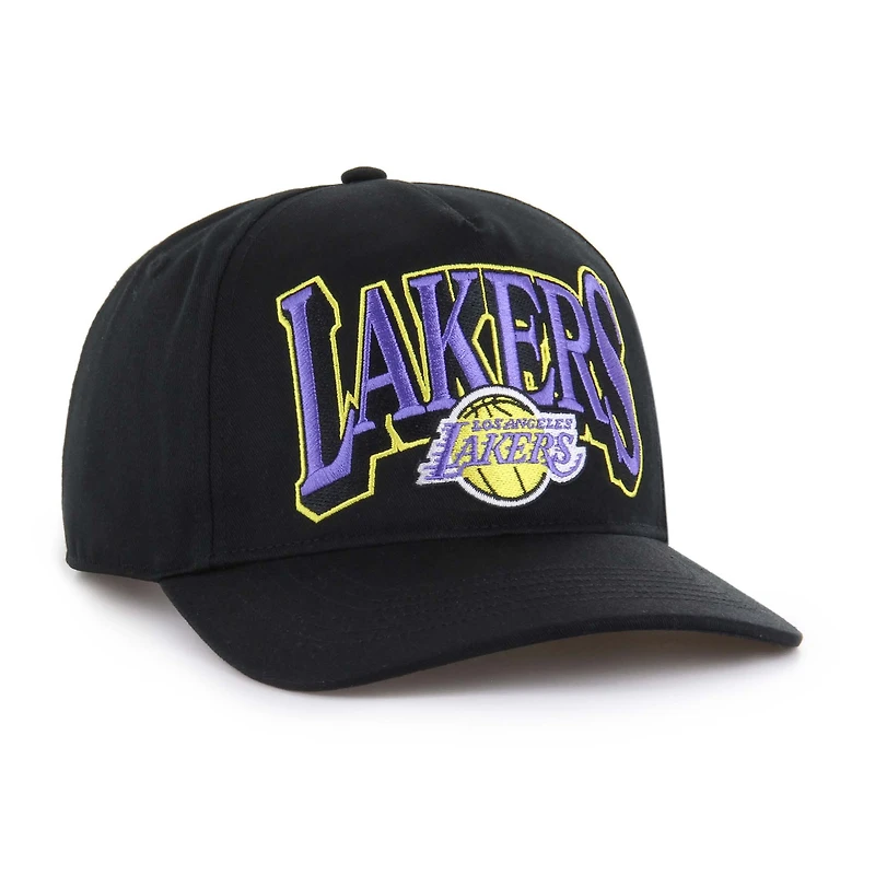 Casquette ajustable noire « 47 » des Los Angeles Lakers pour homme, Every Time Past Champs Hitch