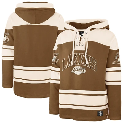 Sweat à capuche homme '47 marron/crème Los Angeles Lakers Dark Fire Superior Lacer