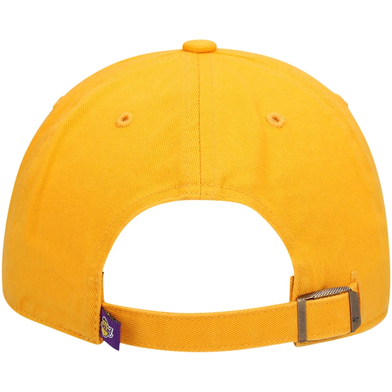 Casquette réglable '47 Gold Los Angeles Lakers Clean Up pour homme