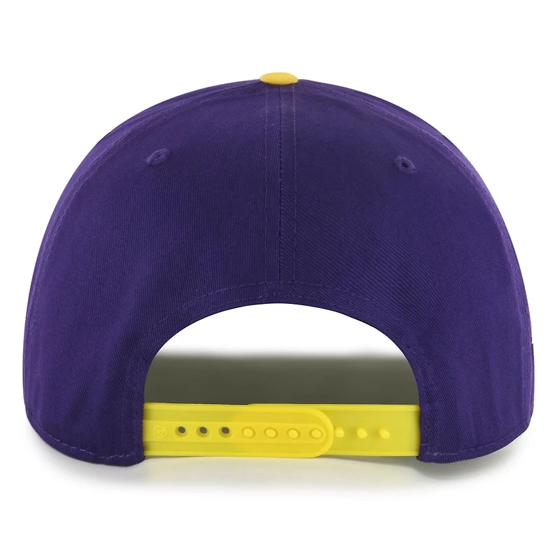 Men's '47 Purple/Gold Los Angeles Lakers Dropshadow Rope Hitch Adjustable Hat