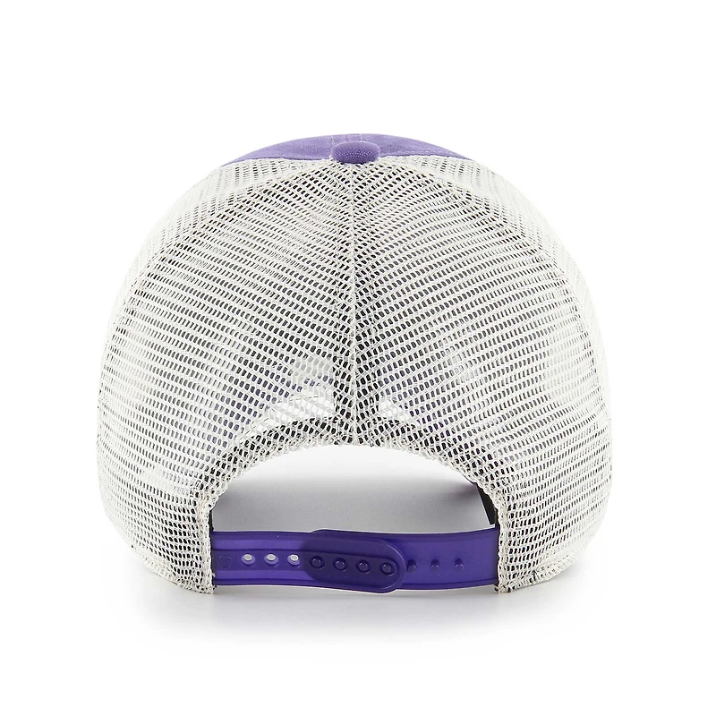 Casquette ajustable '47 Purple Los Angeles Lakers Five Point Patch Clean Up pour hommes