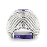 Men's '47 Purple Los Angeles Lakers Five Point Patch Clean Up Adjustable Hat