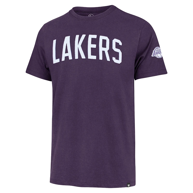 Men's '47 Purple Los Angeles Lakers Franklin Fieldhouse T-Shirt