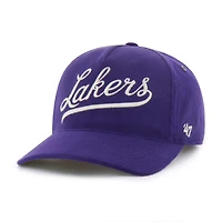 Casquette ajustable en velours côtelé Golden Age des Los Angeles Lakers '47 pour homme