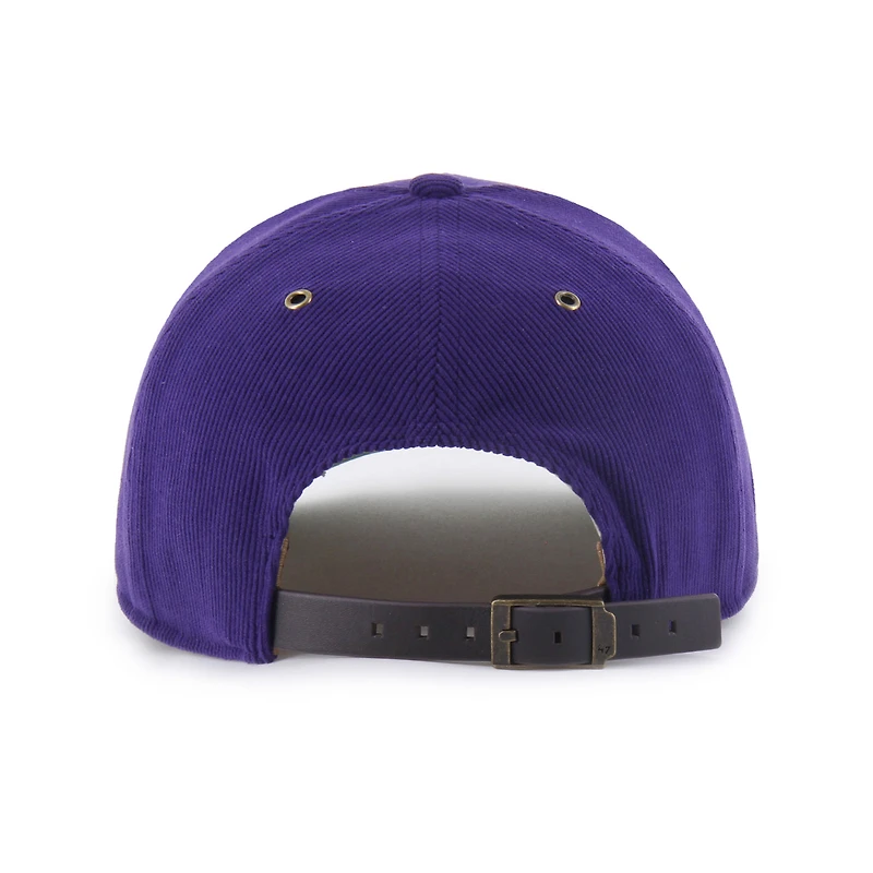 Casquette ajustable en velours côtelé Golden Age des Los Angeles Lakers '47 pour homme