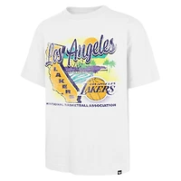 Men's '47  White Los Angeles Lakers Regional Franklin T-Shirt