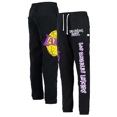 Pantalon de survêtement pour homme Los Angeles Lakers spécial après l'école noir