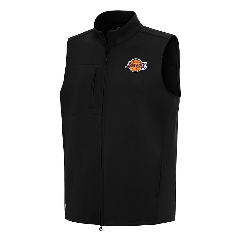 Gilet zippé intégral Antigua Black Los Angeles Lakers Demand pour homme