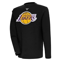 Sweat-shirt à capuche noir Antigua pour homme, Los Angeles Lakers Flier Bunker