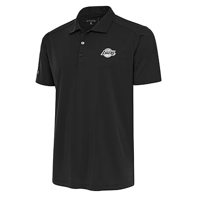 Polo Desert Dry gris antigua pour homme, grand et grand, avec logo métallisé des Los Angeles Lakers