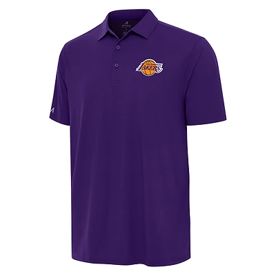 Polo violet Antigua pour hommes des Los Angeles Lakers Era