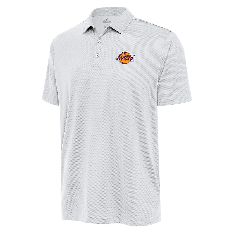 Polo Ellipse blanc Antigua pour homme des Los Angeles Lakers