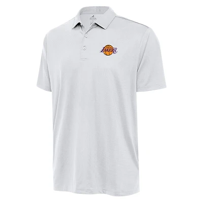 Polo Ellipse blanc Antigua pour homme des Los Angeles Lakers