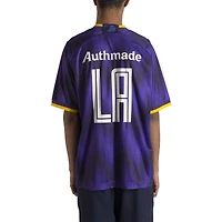 Men's Authmade x NBA Purple Los Angeles Lakers Soccer Kit Fashion Jersey