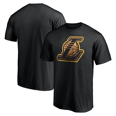 Men's  Black Los Angeles Lakers Hardwood T-Shirt