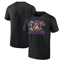 Men's  Black Los Angeles Lakers Shattered T-Shirt