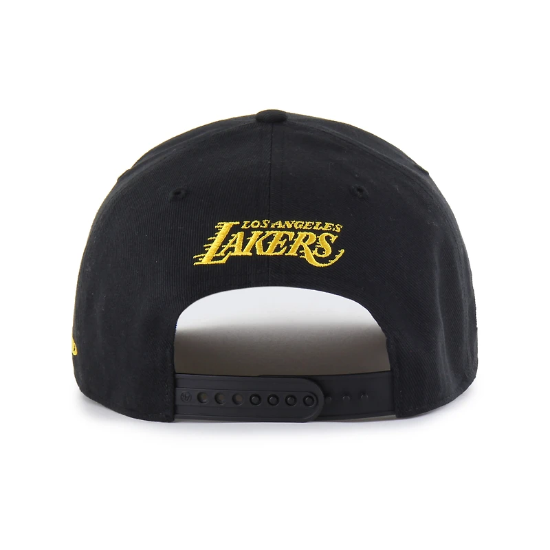 Men's Brand Seen by '47 Black Los Angeles Lakers Sorry I Was Hooping Hitch Adjustable Hat