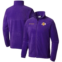 Veste à glissière pleine longueur Steens Mountain 2.0 Los Angeles Lakers Columbia pour homme pourpre
