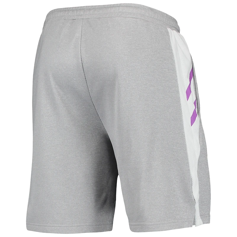 Men's Concepts Sport Gray Los Angeles Lakers Stature Shorts