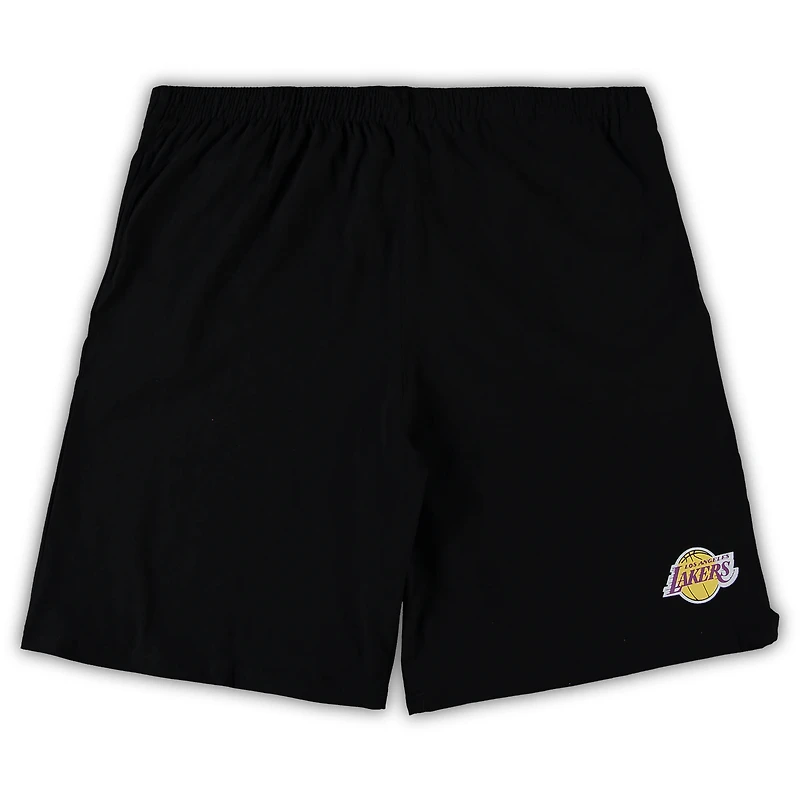 Men's Concepts Sport Purple/Black Los Angeles Lakers Big & Tall T-Shirt Shorts Sleep Set