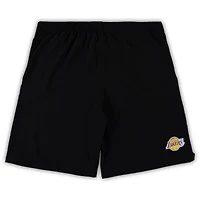 Men's Concepts Sport Purple/Black Los Angeles Lakers Big & Tall T-Shirt Shorts Sleep Set