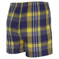 Boxer en flanelle violet pour homme Concepts Sport Los Angeles Lakers Region