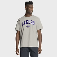 Men's Fanatics  Cream Los Angeles Lakers Crossover Collection Pull Up Jumper Shot Premium T-Shirt