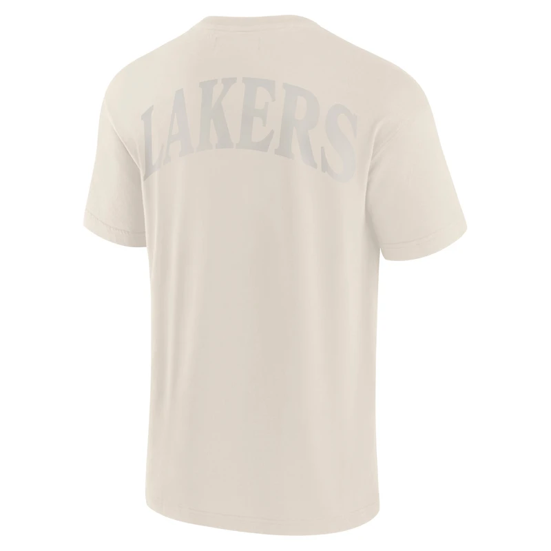 Men's Fanatics Cream Los Angeles Lakers Elements Iconic T-Shirt