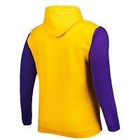 Sweat à capuche Fanatics pour hommes, or/violet, Los Angeles Lakers Big & Tall Bold Attack
