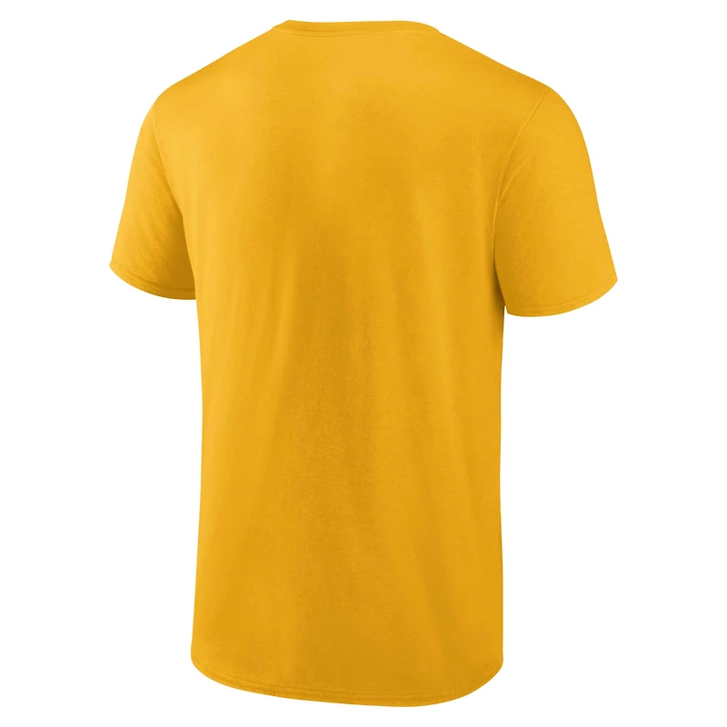Men's Fanatics Gold Los Angeles Lakers Competition T-Shirt