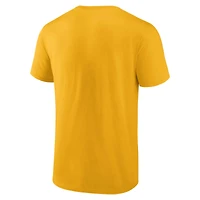 Men's Fanatics Gold Los Angeles Lakers Competition T-Shirt