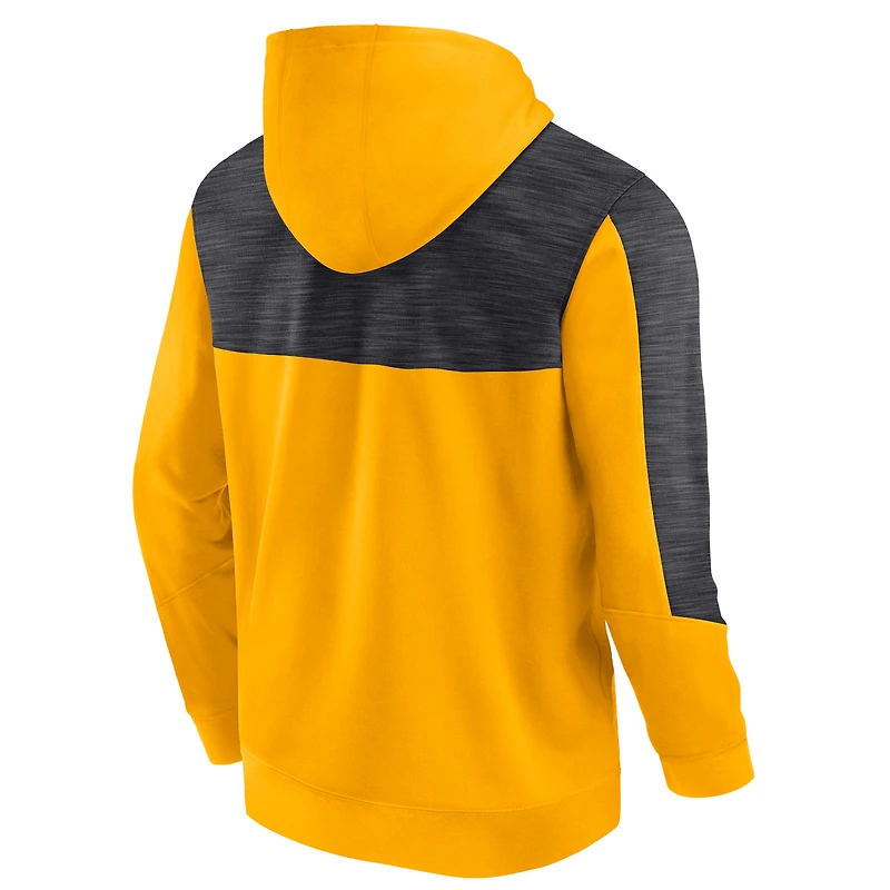 Sweat à capuche Fanatics Gold Los Angeles Lakers Fundamental Foul Line pour hommes