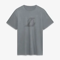 Men's Fanatics Gray Los Angeles Lakers Beach Wash T-Shirt