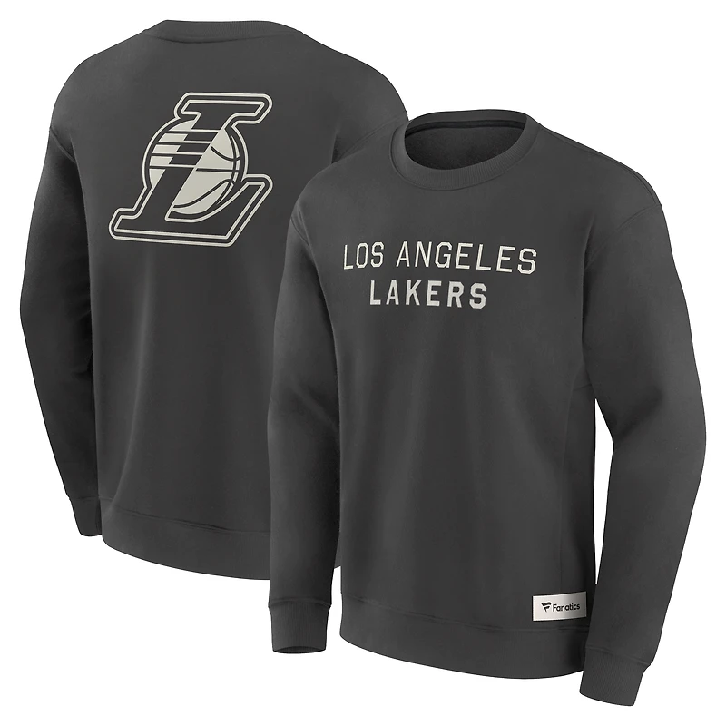 Sweat-shirt à capuche gris avec inscription Los Angeles Lakers Elements Future Ground pour homme Fanatics