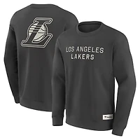 Sweat-shirt à capuche gris avec inscription Los Angeles Lakers Elements Future Ground pour homme Fanatics