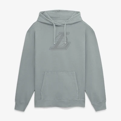 Men's Fanatics Gray Los Angeles Lakers Washed Hoodie