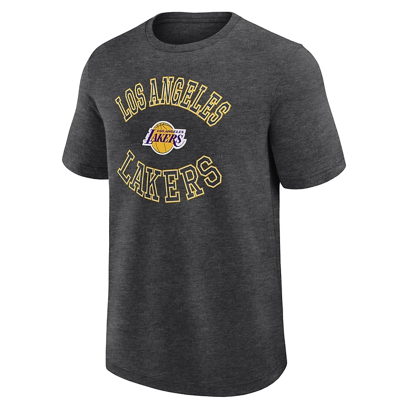 Men's Fanatics Heather Charcoal Los Angeles Lakers Success T-Shirt