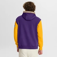 Men's Fanatics  Purple/Gold Los Angeles Lakers Half Court Shot Clock Fastbreak Hoodie