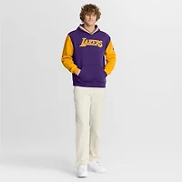 Sweat à capuche Fanatics violet/or pour homme Los Angeles Lakers Half Court Shot Clock Fastbreak