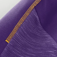 Men's Fanatics Purple Los Angeles Lakers Back Door Cut Play Defender Full-Zip Hoodie