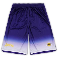 Men's Fanatics Purple Los Angeles Lakers Big & Tall Fadeaway Shorts