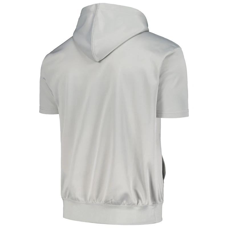 Sweat à capuche avec logo Fanatics Silver Los Angeles Lakers Big & Tall pour hommes
