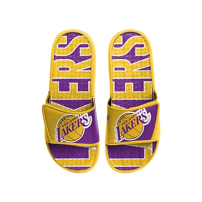Men's FOCO Los Angeles Lakers Logo Gel Slide Sandals