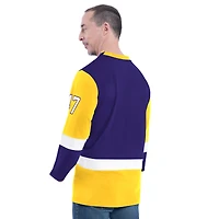 Men's G-III Sports by Carl Banks Purple Los Angeles Lakers Adaptive Rugby Long Sleeve Top