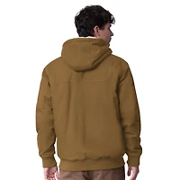 Sweat à capuche zippé en toile épaisse G-III Sports by Carl Banks pour homme des Los Angeles Lakers, couleur tan